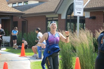 Swim down - bike and run to go