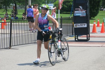 Bike down - run to go